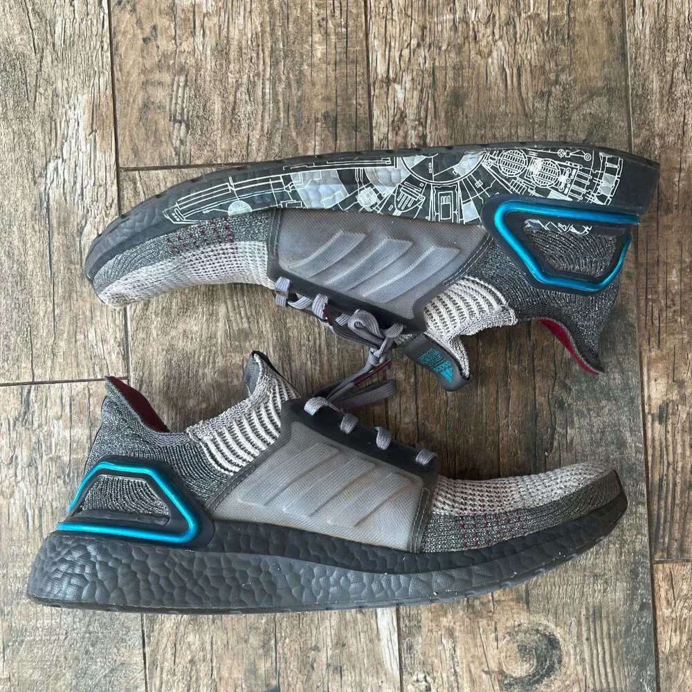 Men's Adidas x Star Wars Ultra Boost 19 Star Wars Millennium Falcon - Picture 5 of 9